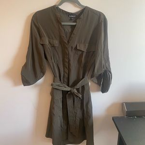 Dynamite Army Green Dress